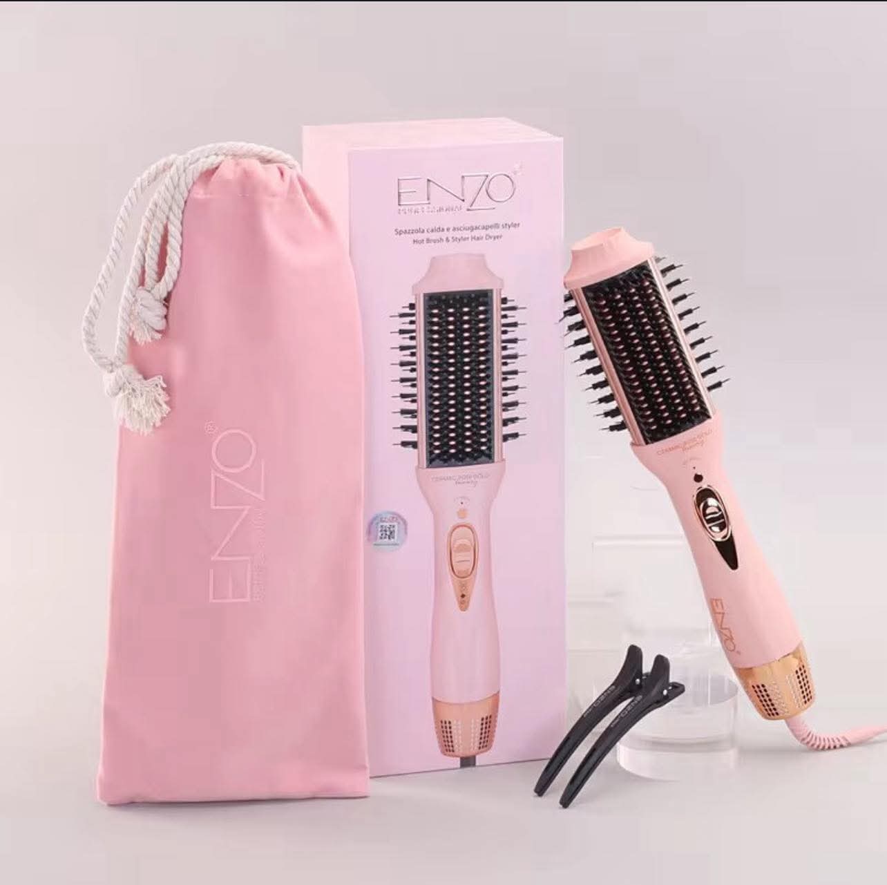 Brosse 2 en1 ( gros soufflante plus brosse lissante